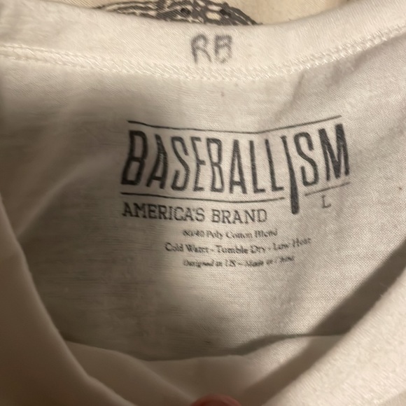 Sanctity Baseballism T-Shirt size large used - Picture 2 of 2